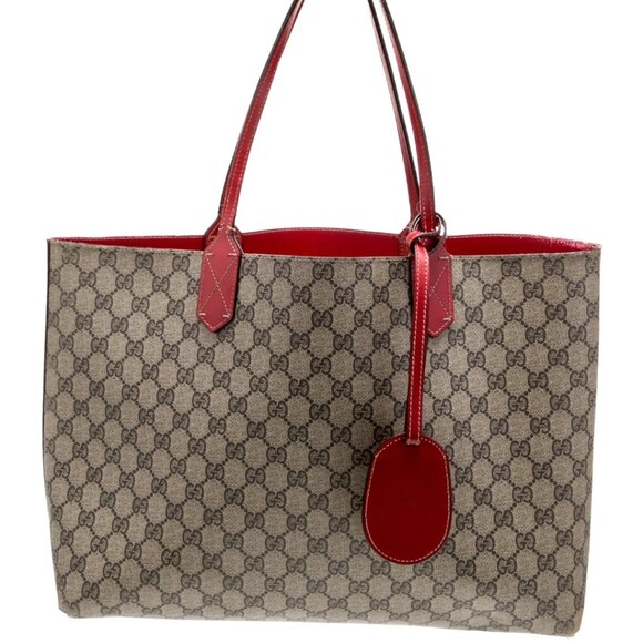 Gucci Handbags - Gucci GG Leather Tote Bag 499-030625